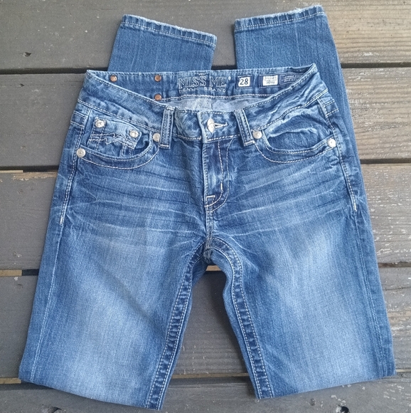 Miss Me Skinny Jeans Size 28 JD10745 - Picture 2 of 5